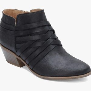 Life Stride, Prairie, Black Traveler Women’s Ankle Booties, Size 6M, Color-Black